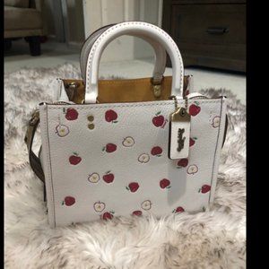 Coach Rogue 25 in Scattered Apple Print